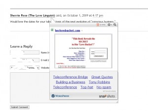 EbenPaganComments2 Love Bucket. Got to love that website.