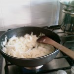 Soften onion, garlic and ginger Soften onion, garlic and ginger
