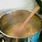Onions etc into 2 pints veg stock Onions etc into 2 pints veg stock