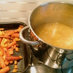 Roast squash and carrots Roast squash and carrots