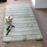 Two 600mm decking squares Two 600mm decking squares