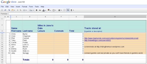 June100 Spreadsheet on Google Docs - Join us by filling the form in. June100 Spreadsheet on Google Docs - Join us by filling the form in.